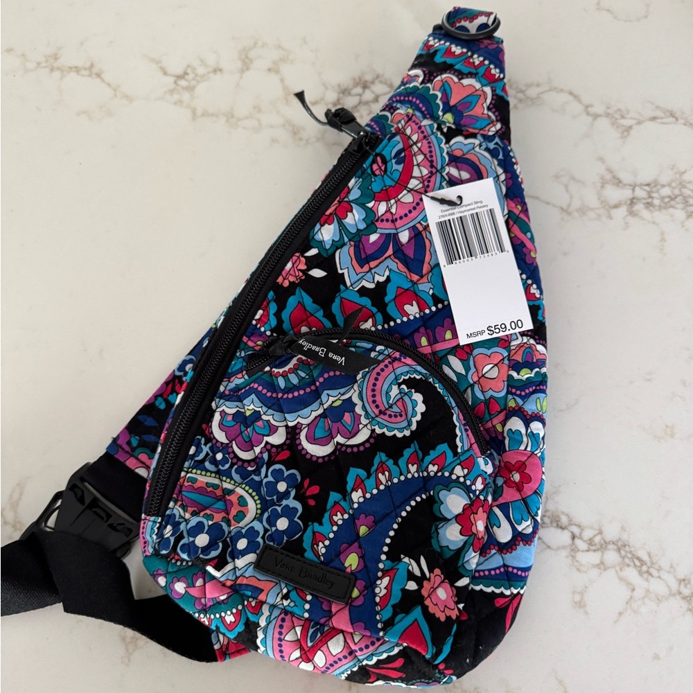 Vera Bradley Haymarket Paisley Essential Compact Sling